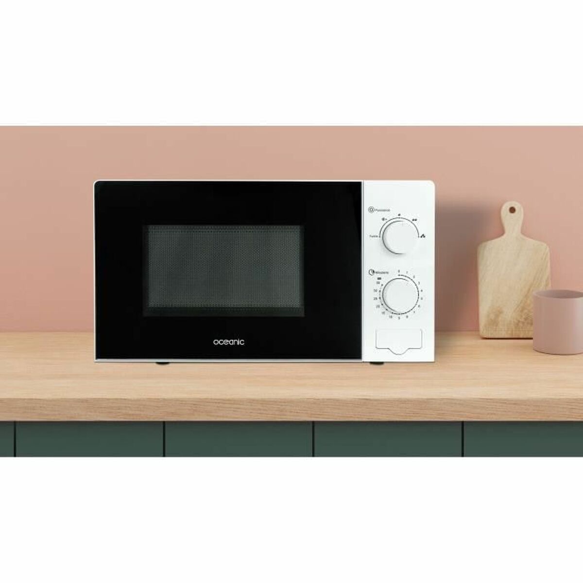 Mikrobølgeovnen Oceanic MO20W11  20 L